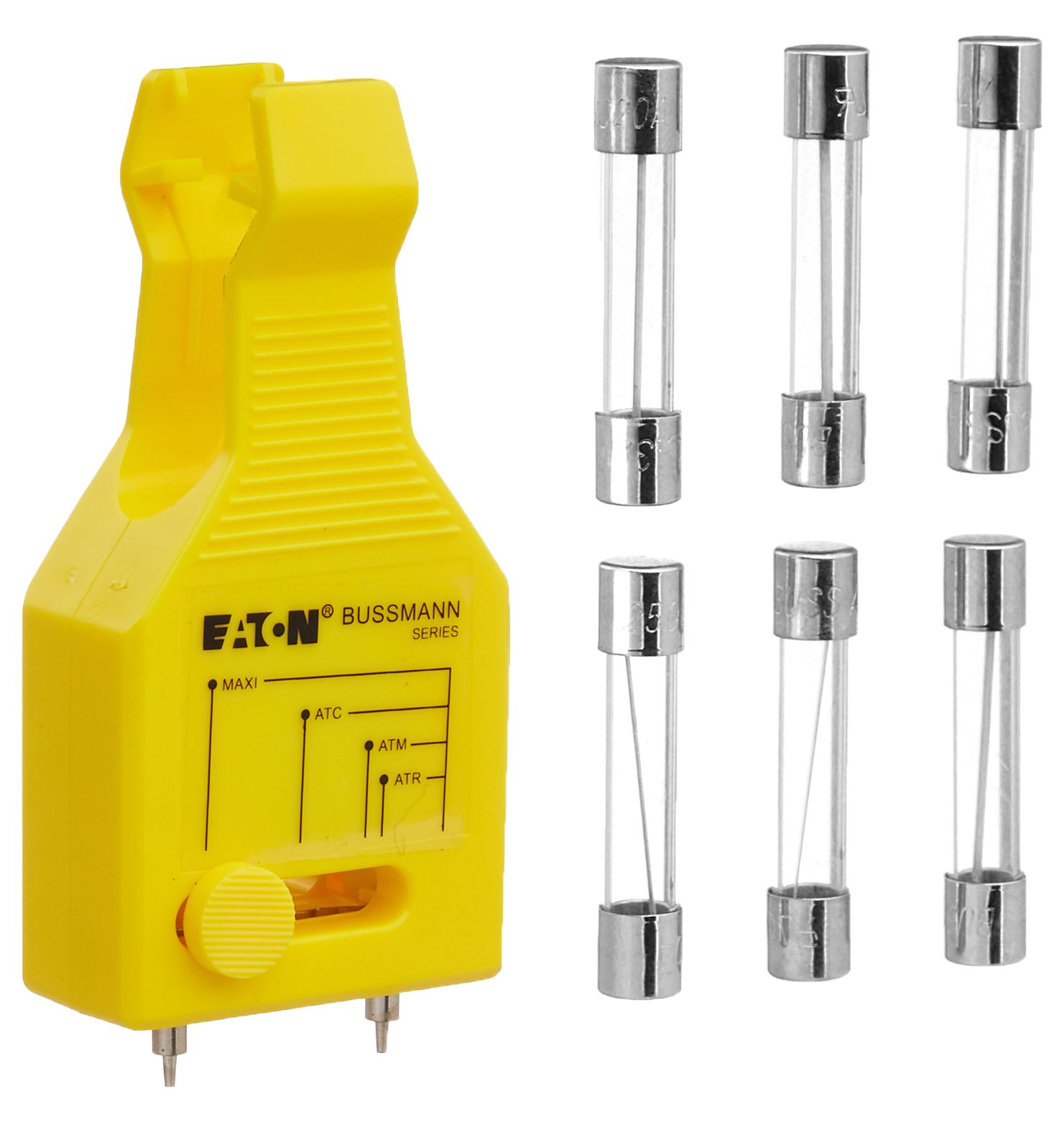 Buy Bussmann AGCEK Glass Tube Bonus Pack (60 Assorted Fuses + 1 Puller