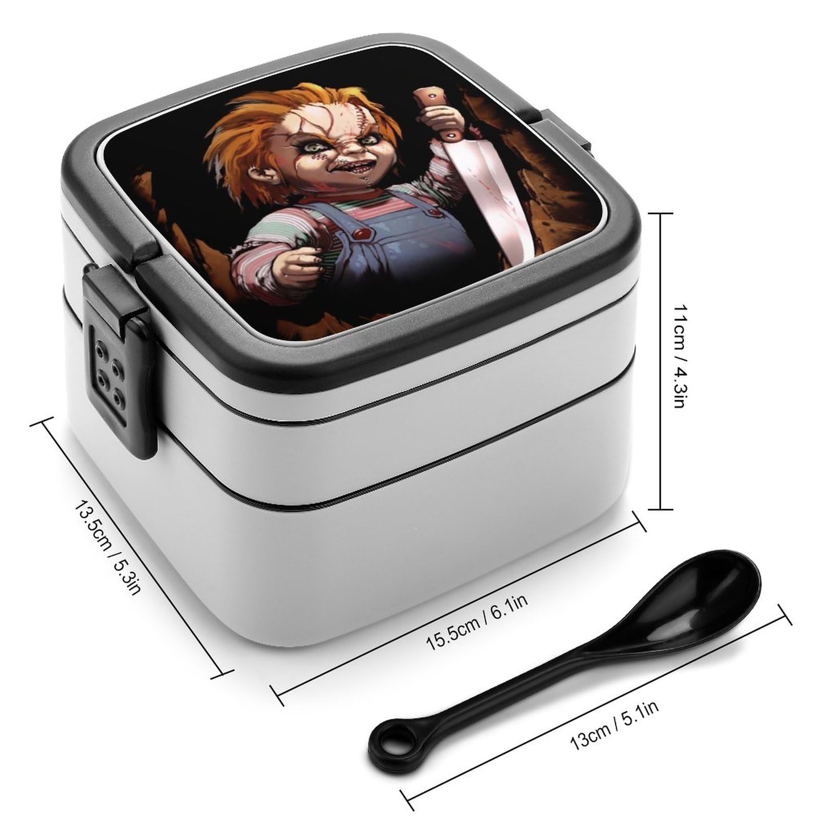 Amazon | 弁当箱 2段 ランチボックス チャッキー チャイルドプレイ