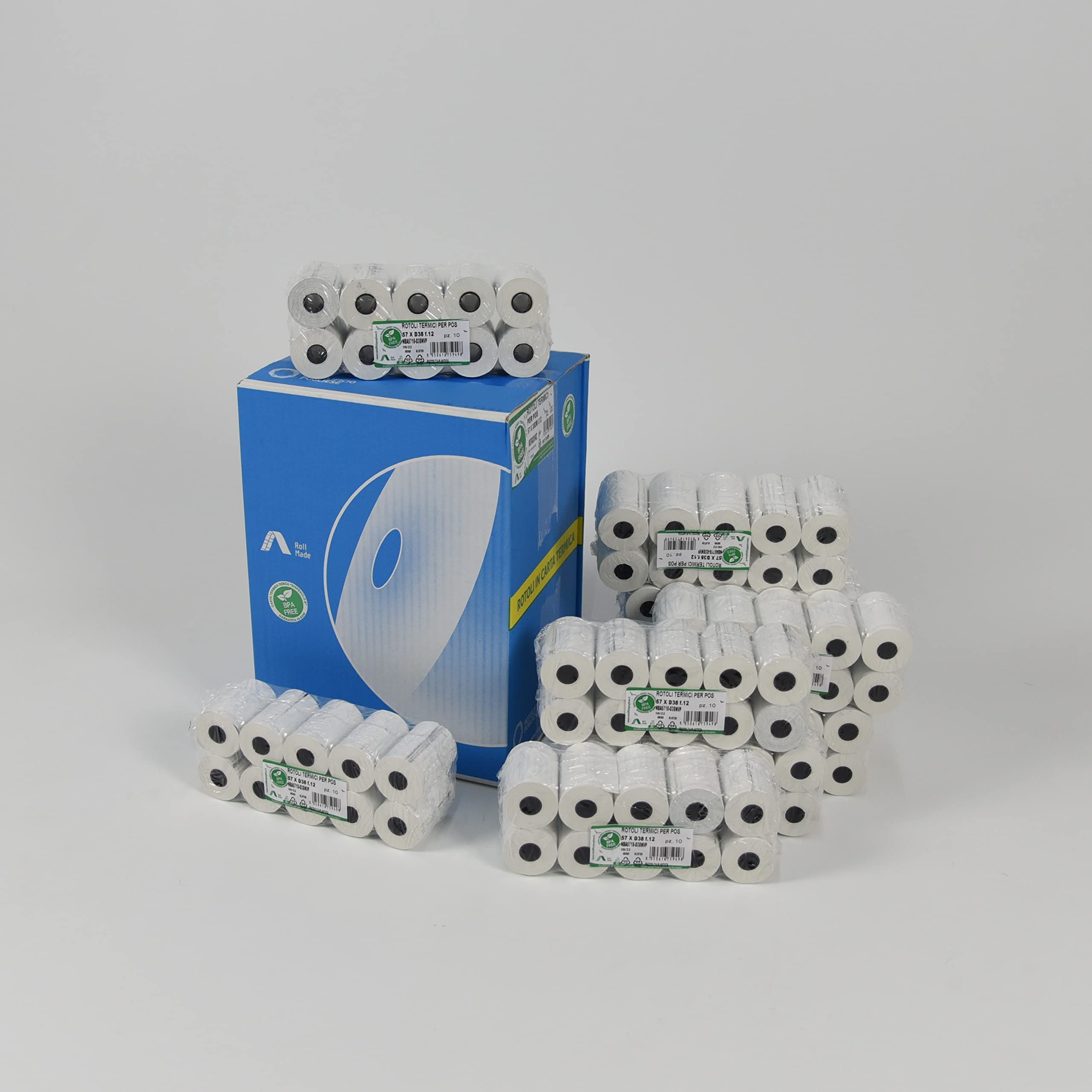 Rotoli Carta Termica SWIPARO 57mm X 9m - 20 Pezzi Per POS - Foto 5