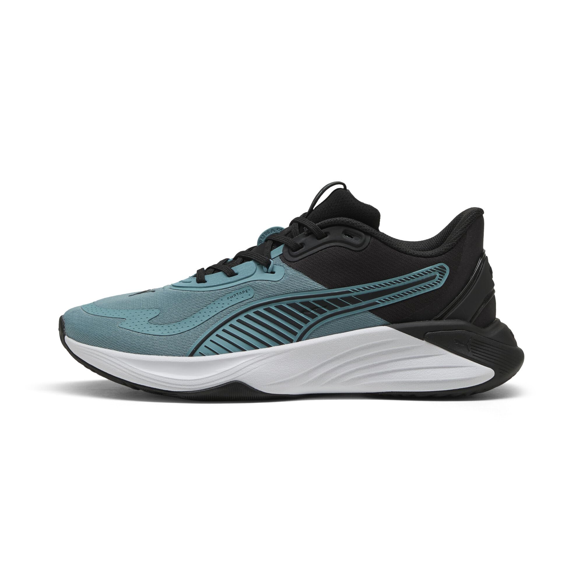 PUMA Unisex PWR Hybrid TR Cross Trainer, Morze Bałtyckie, niebieski - LUX Lime Black, 40 EU, Morze Bałtyckie Niebieski Lux Limonka PUMA Czarny, 41 EU