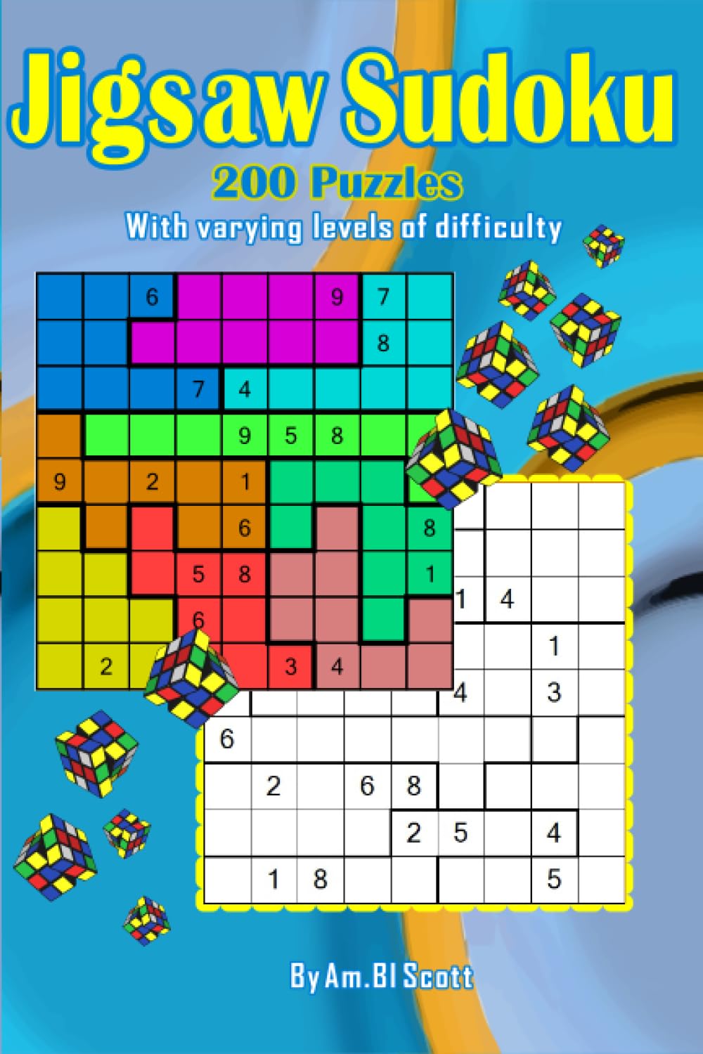 Jigsaw Sudoku: 200 Captivating puzzles, With varying difficulty levels easy medium and hard , from novice to expert