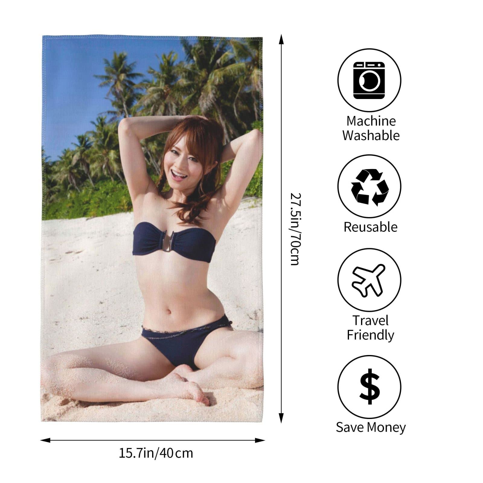 Amazon｜タオル 吉沢明歩 (54) 超吸収性ソフト肌にやさしいタオル