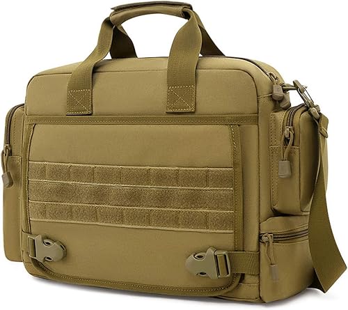 Miniatura 1 de CamGo Tactical Briefcase 14 inch Laptop Messenger Bag Military Style Shoulder Bag Handbag for Men