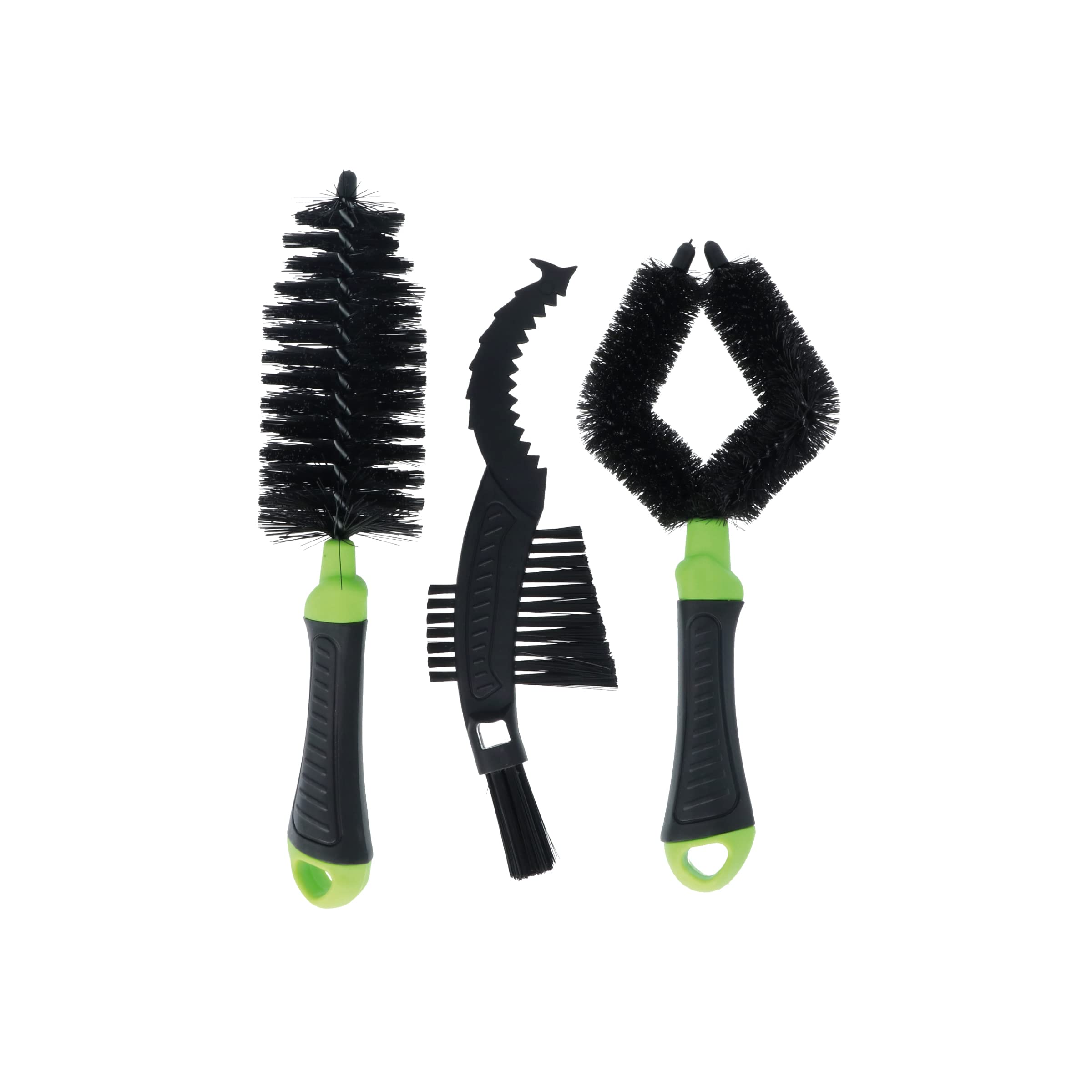 Dresco 5250608 3-częściowy zestaw szczotek rowerowych