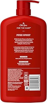 Old Spice Pure Sport 2in1 Shampoo and Conditioner for Men, Twin Pack, Lemon, 58.4 Fl Oz