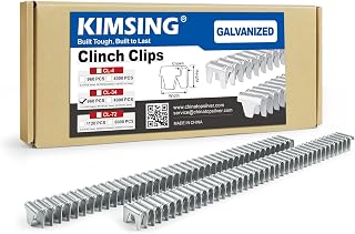 KIMSING CL-34 Galvanized Clinching Clips 960 PCS/Box