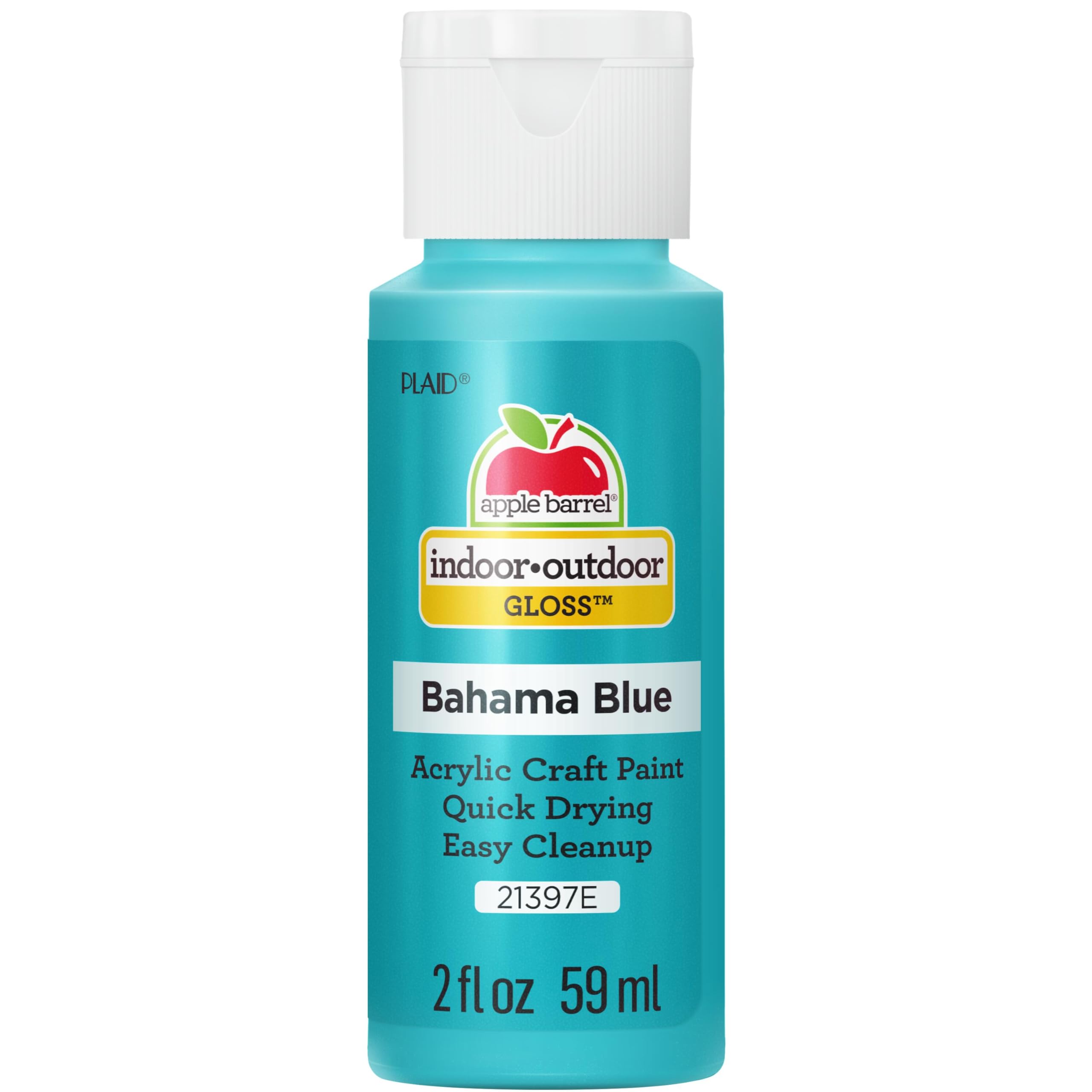 Apple Barrel Gloss Finish Acrylic Paint, 2 oz., Bahama Blue