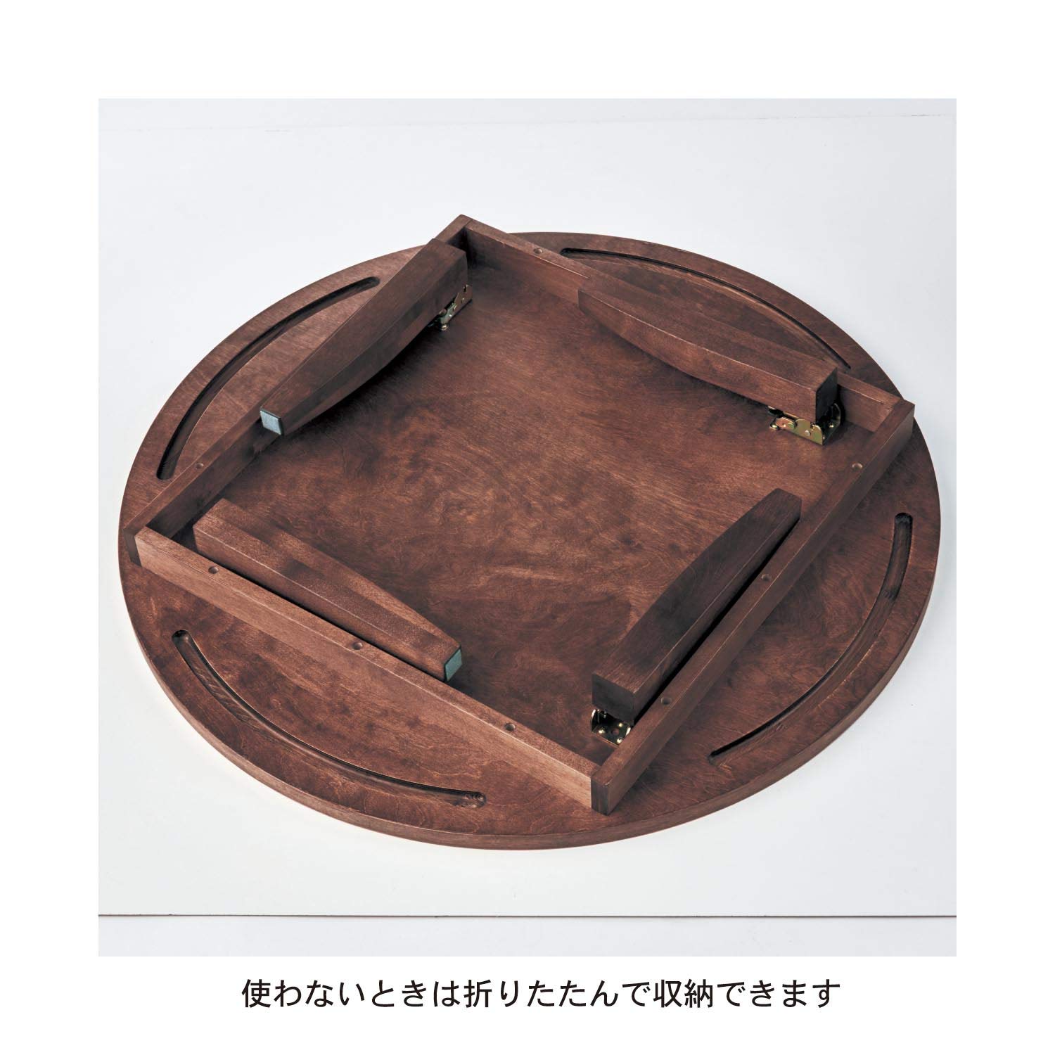 Amazon｜[ベルメゾン] ちゃぶ台 折りたたみ 座卓・ちゃぶ台 径90 高さ