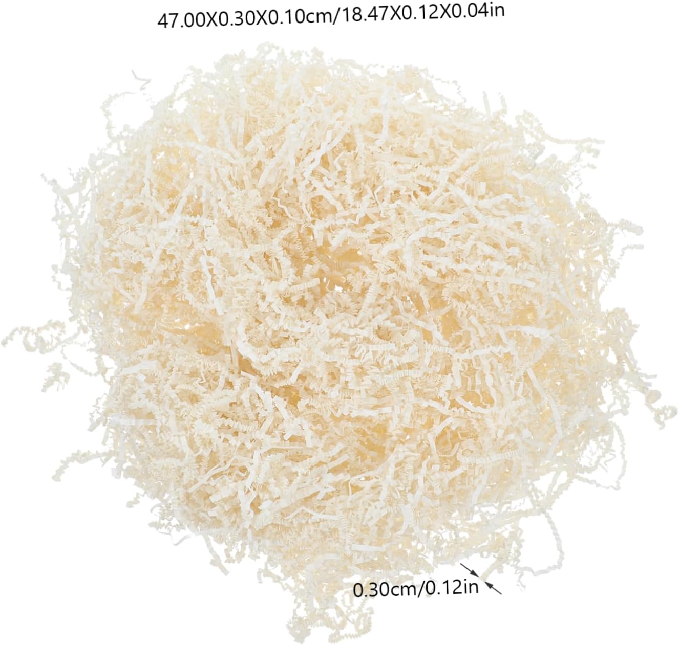 Gatuida 1bag Elegant Raffia Crinkle Paper Shreds Versatile Box Filler for Wrapping Impact-resistant Paper Filler Stylish Package Decor