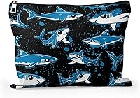 Vista 21 de Cafl Bolsa de maquillaje Bolsa de cosméticos Bolsa de maquillaje de viaje con cremallera, Flores de acuarela115