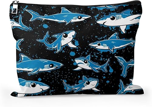 Miniatura 21 de Cafl Bolsa de maquillaje Bolsa de cosméticos Bolsa de maquillaje de viaje con cremallera, Flores de acuarela115