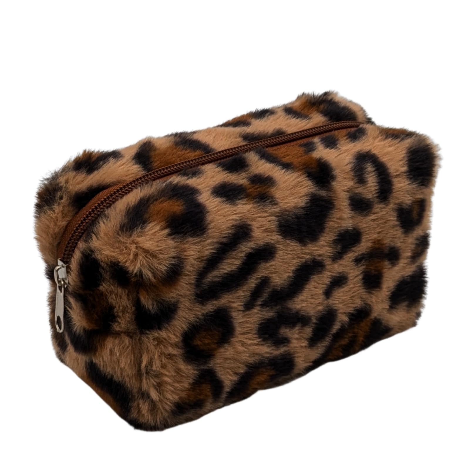 Amazon | [APOSITV]ヒョウ柄 化粧ポーチ ファーポーチ フェイクファー