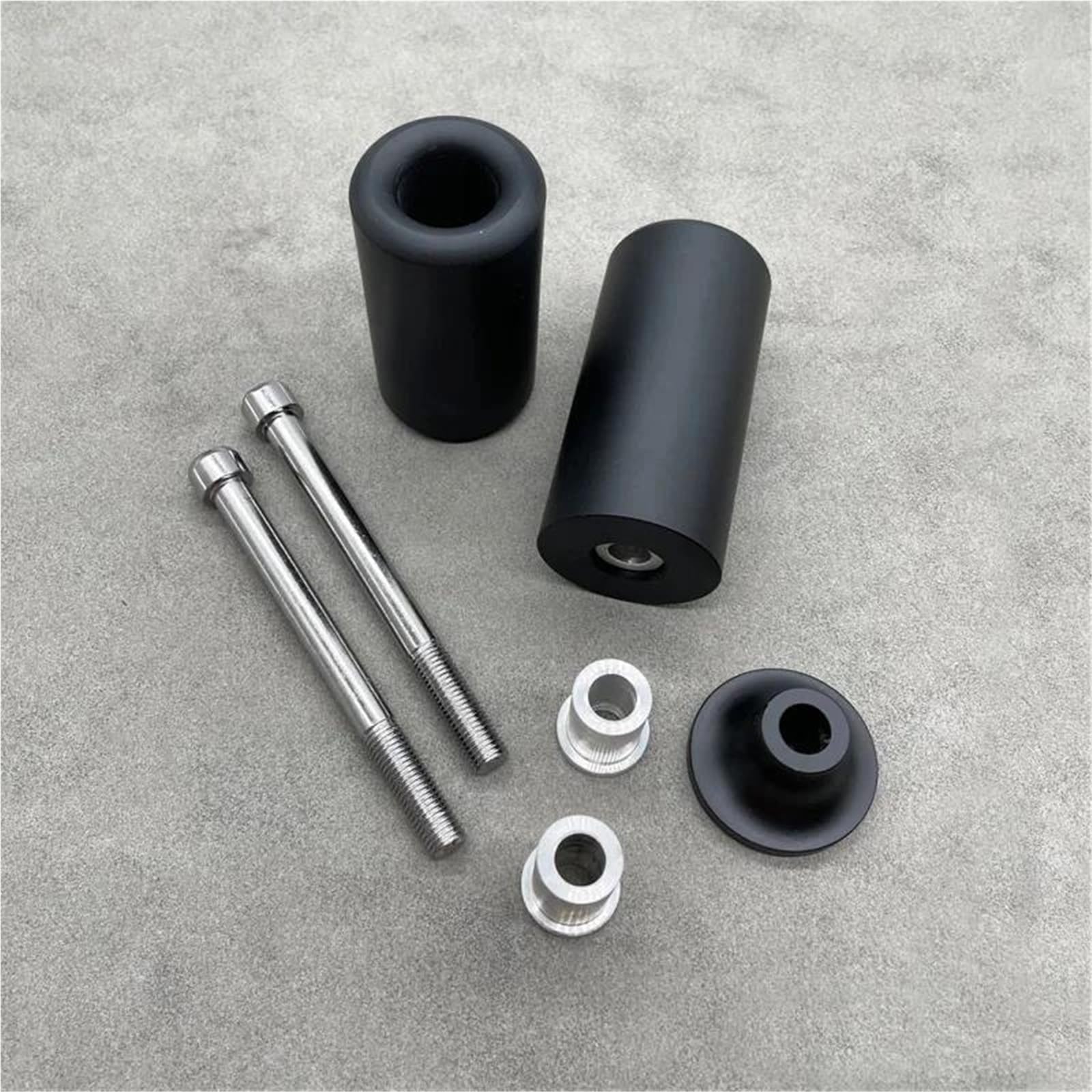 Slider Motore Telaio Moto Senza Taglio Protezione Anticaduta per K&awasaki per Ninja ZX6R / ZX6RR 2003 2004 Protezione Anticaduta Tamponi Paratelaio Protezioni(Nero)