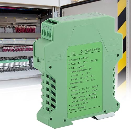 Miniatura 9 de B0Cbgpb2Xl, messumformer 4-20ma 0-10v, transmisor 4-20mA PLC detecta acondicionador (#2) DC 24V aislador de corriente (uno en dos hacia fuera 4-20mA
