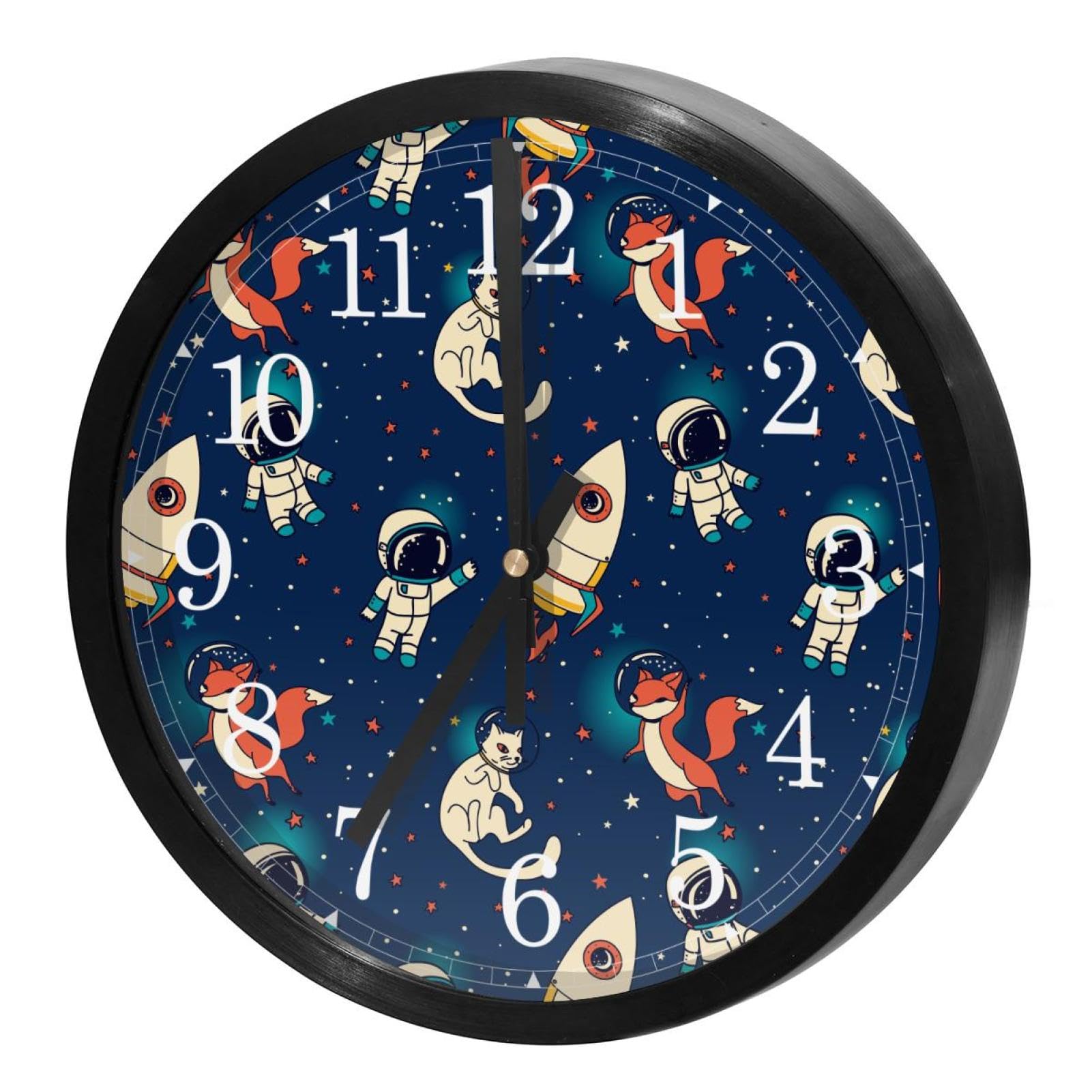 Horloge fusée et astronaute originale, l'idée cadeau idéale pour chambre et école