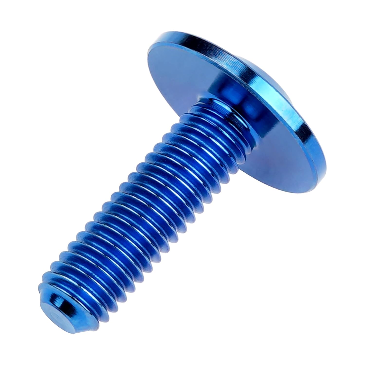 Titanium Bolt Torx Head M6x10 15 20mm Screw for Bicycle Motorcycle Car Modification Pack of 6 (Anode Blue, M6x20mm)