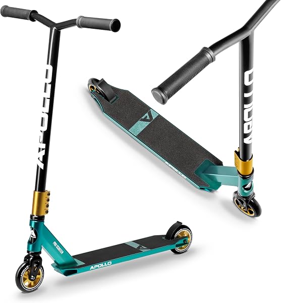 Apollo Monopattino Stunt Scooter Genius PRO | Robusto Monopattino Freestyle con Cuscinetti a Sfera ABEC 9 | Ruote in PU da 100 mm | Monopattino da Trick | Monopattino per Adulti e Bambini - 1