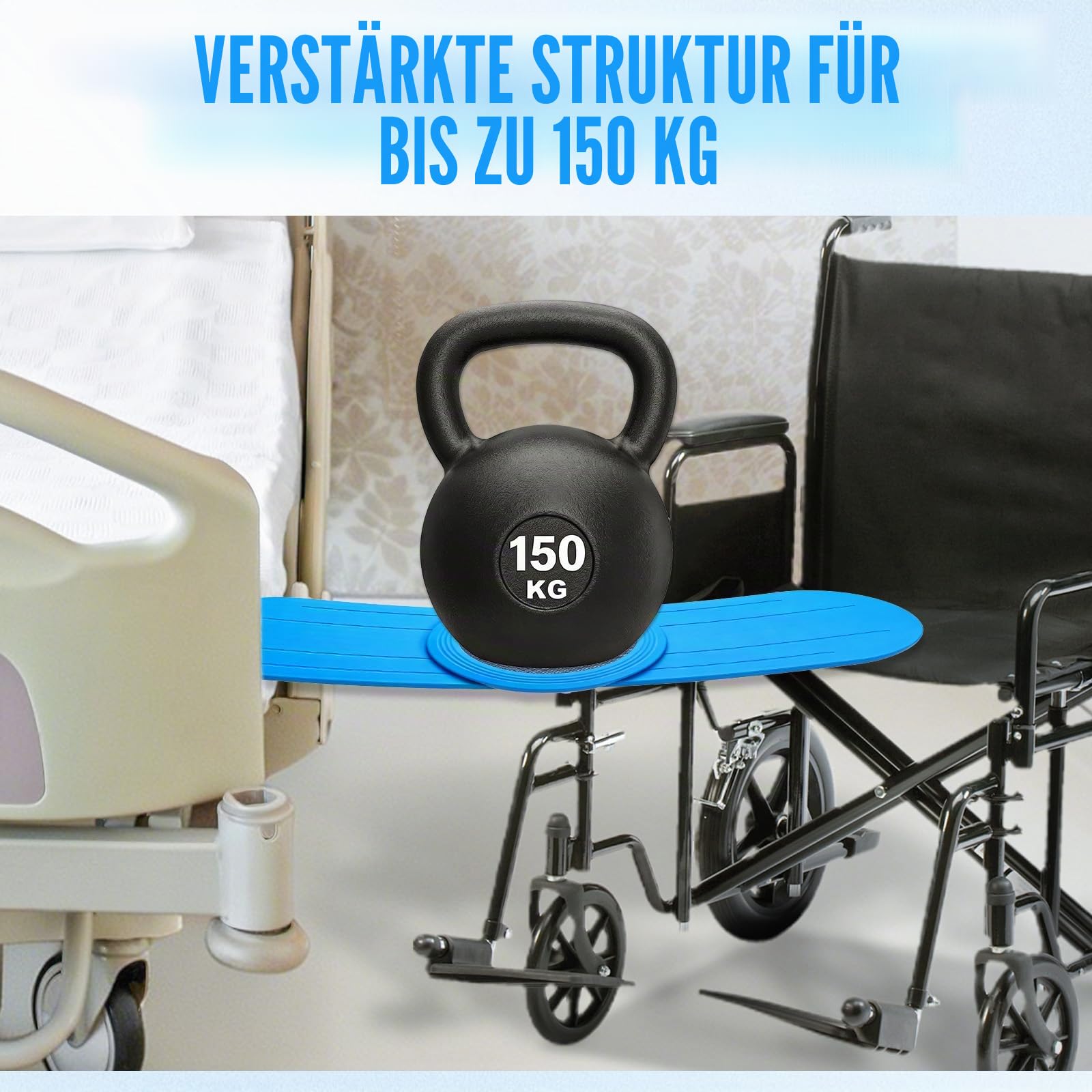 90cm Transferbrett mit 360° verschiebbarer Drehscheibe