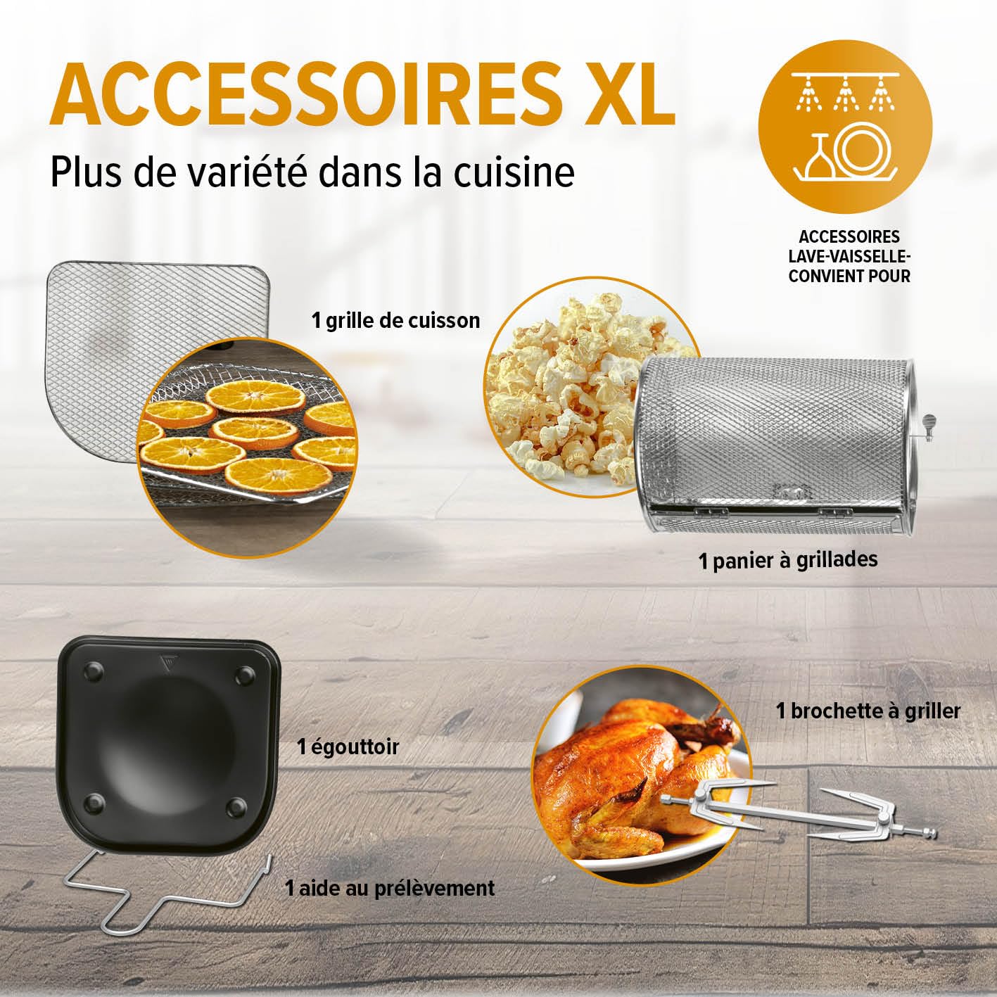 GOURMETmaxx Friteuse à air chaud numérique XL 12 litres | Préparation particulièrement pauvre en graisse et douce | Fonction minuterie pour une cuisson précise et un arrêt automatique, 9 programmes