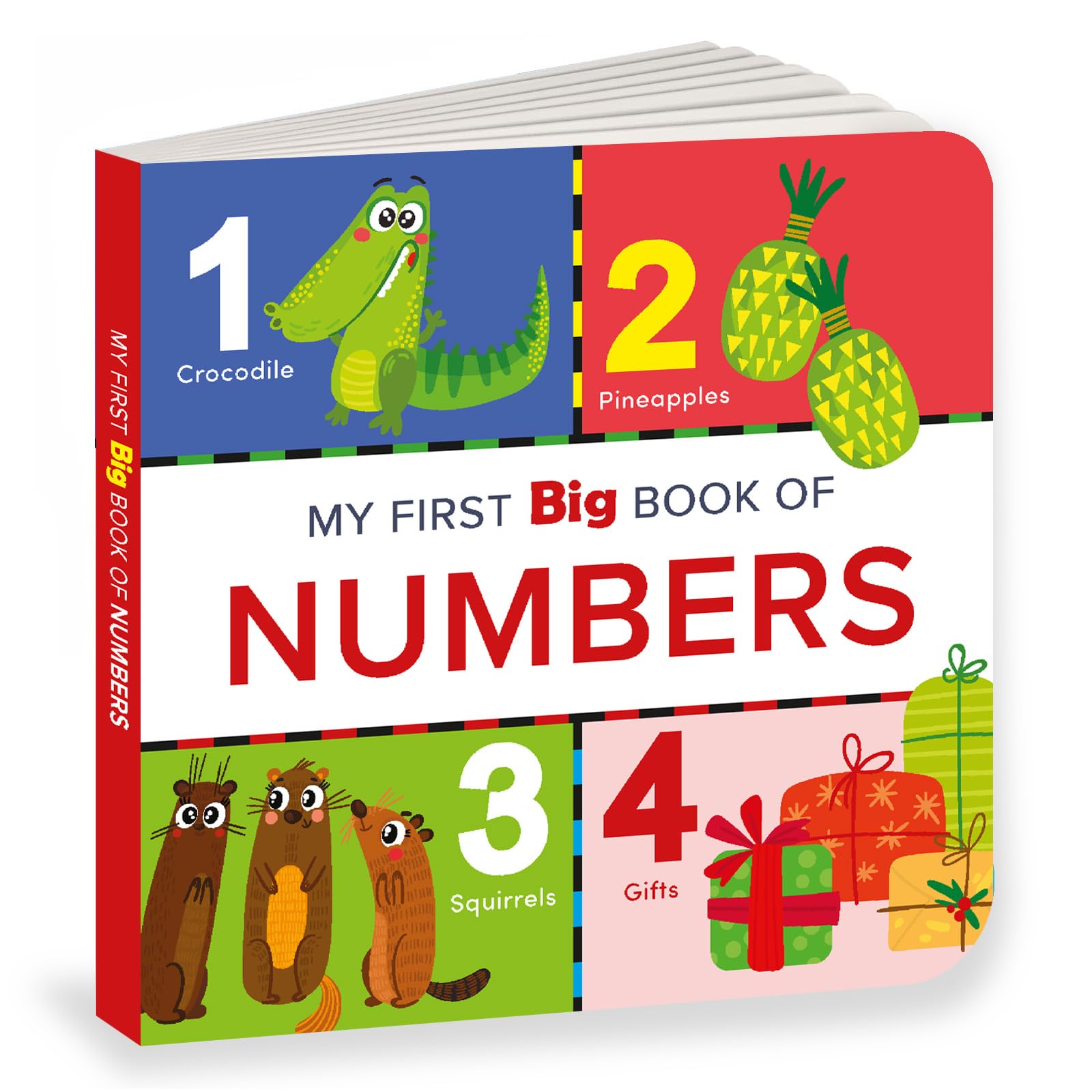 My First Big Book of Numbers: Board Book for Toddlers and Preschool Kids to Learn Numbers, Number Names, and Counting with Bright Illustrations I ... 1+ [Select Learning] (My First Book Series)