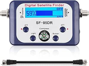 ATPWONZ Satellite Signal Finder, SF-95DR Digital Satellite Finder ...