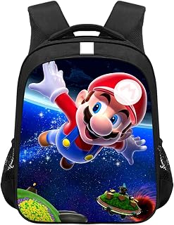Mario 3D Printed Children's School Backpack for Kids 14 Inch High Capacity Travel Rucksacks Book Bags Kids School Bag Back Pack