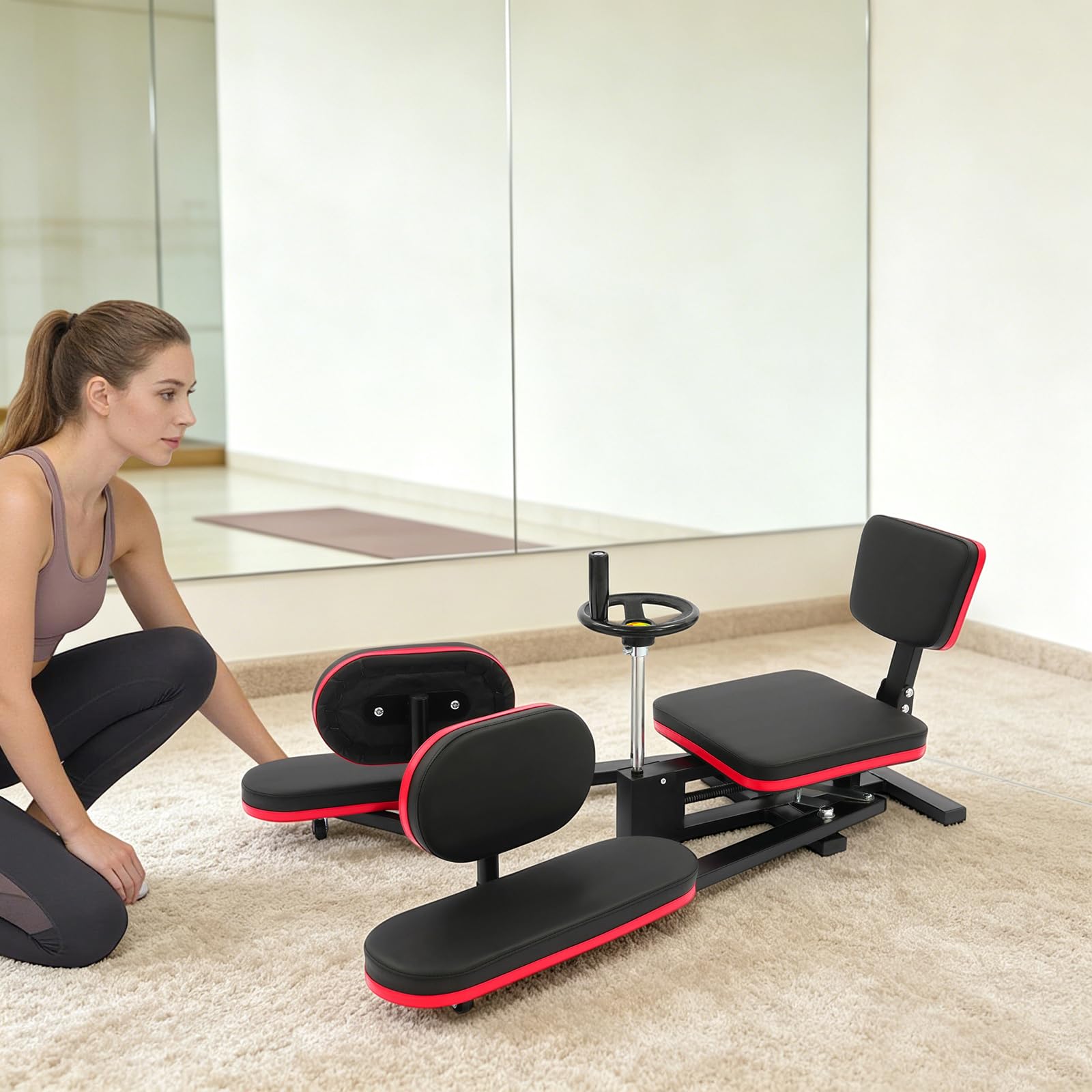 Beinstrecker 180° Verstellbar 120kg Belastbar Für Yoga Tanz Fitness | Beinstrecktrainer Mit 180° Verstellbarem Winkel, 120kg Tragkraft, Gepolstertem Sitz & Rückenlehne Für Zuhause Studio.