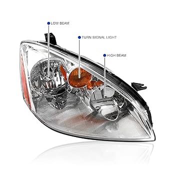 Amazon.com: SPEC-D TUNING Jdm Chrome Clear Headlights W