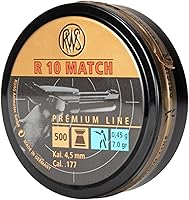Vista 3 de RWS R10 Match Plus Premium Line .177 Caliber Pellet Gun Pellets, 100 Count (5 Boxes)