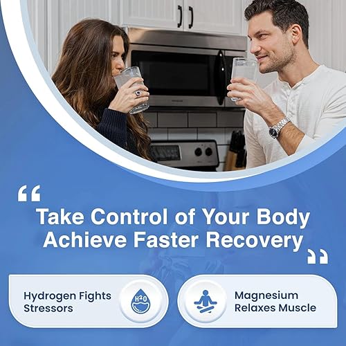Miniatura 4 de DRINK HRW Rejuvenation Sport Tabletas de hidrógeno molecular dosis más alta y concentración de cualquier tecnología de agua de hidrógeno, aumenta la