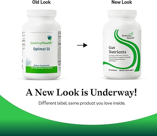 Miniatura 6 de Seeking Health Óptimo IG, Apoyo digestivo y gastrointestinal, Suplemento sin glutamina, vegano y vegetariano (150 cápsulas)*