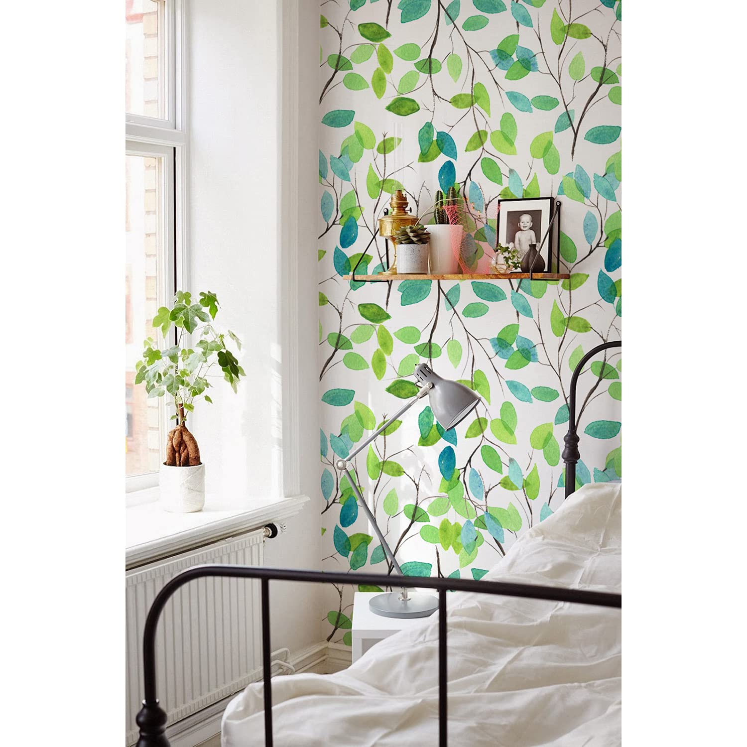 Papier peint floral Coloray 250x104 cm en latex pour salon et cuisine