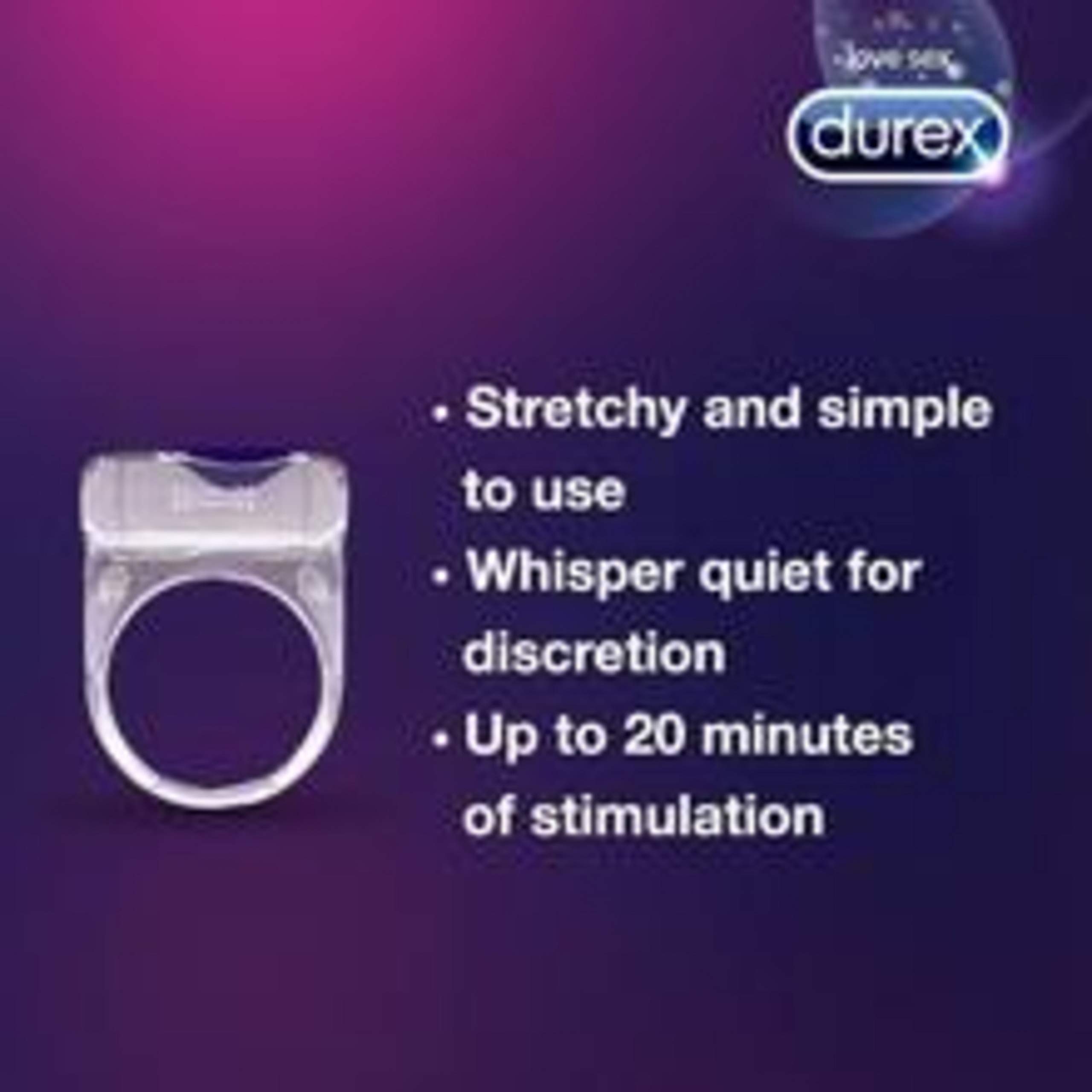 silikon gleitgel kondome Amazon.com: Durex Anillo de placer vibratorio Play – Vibraciones sensuales  para ayudar a mejorar el placer y la satisfacción de ambos socios – Batería  y preservativo incluidos – Resistente al agua :