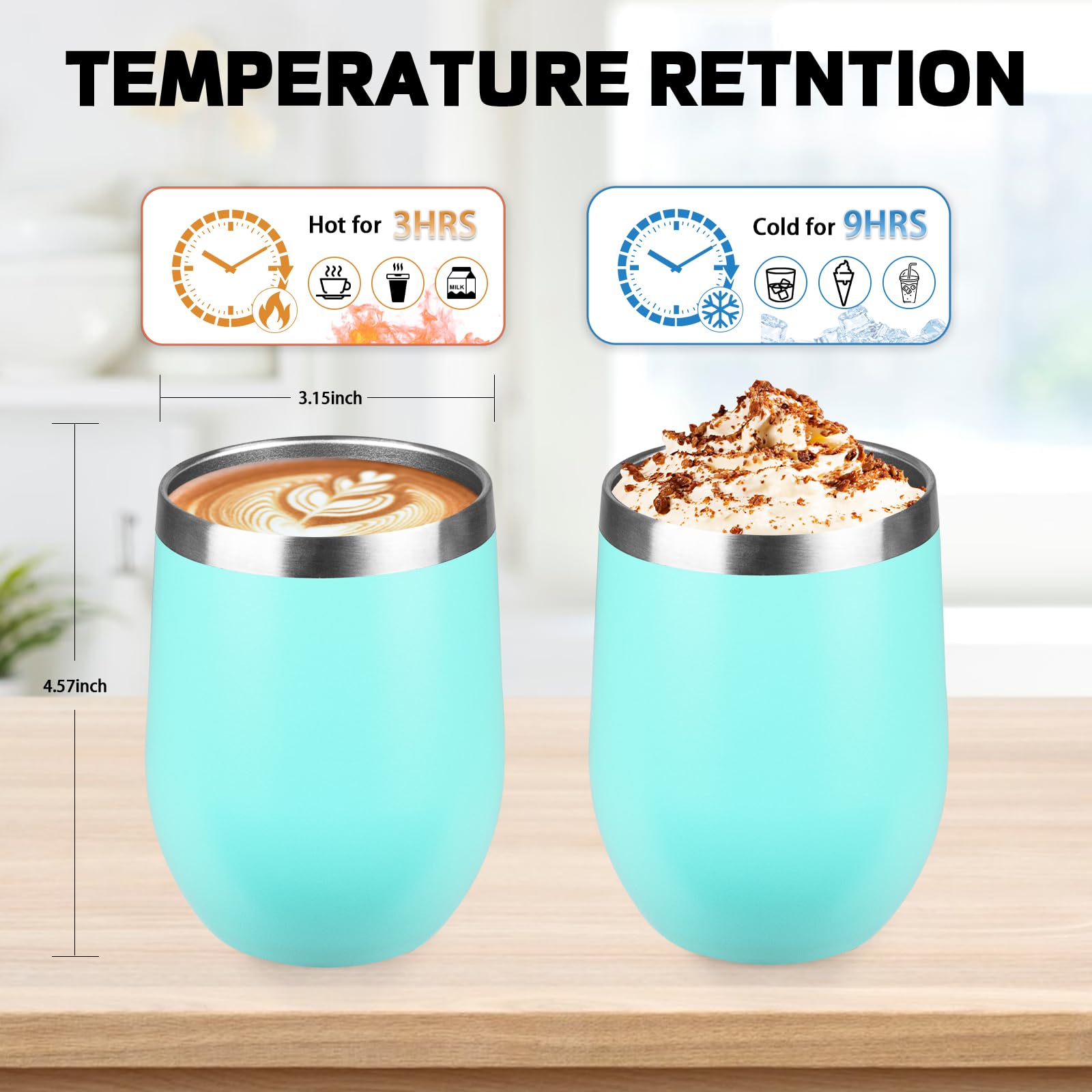 StarSpeed Verre à Vin En Acier Inoxydable. Verre à Vin