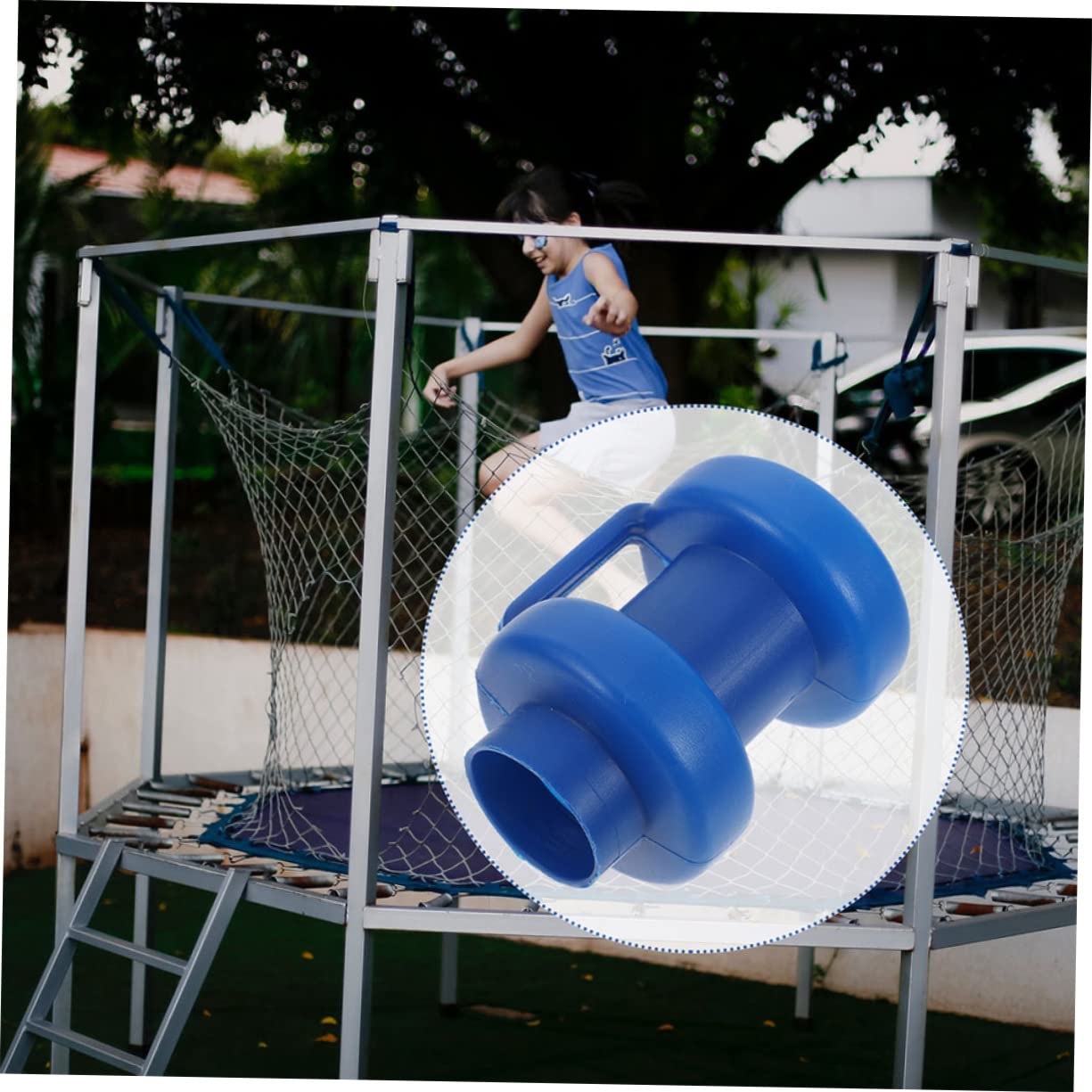 balacoo 12Pcs Wear Resistant Trampoline Rod Covers Durable Replacement Parts for Secure Trampoline Safety Nets Compatible with Various Trampolines Essential Trampoline Accessories