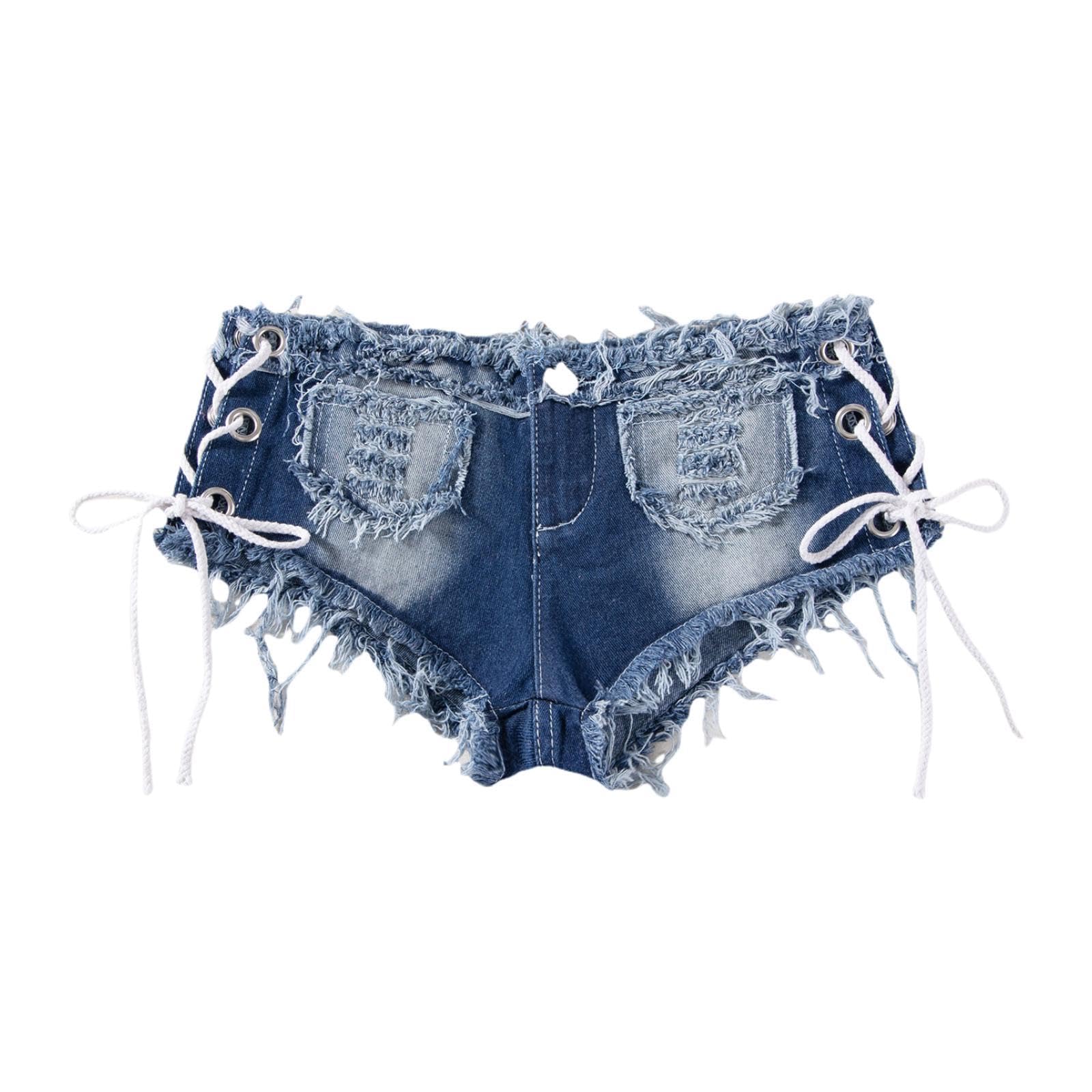 Low Waist Jeans Shorts Soft Trend Summer Jean Shorts for Daily Adults Summer S-image-19