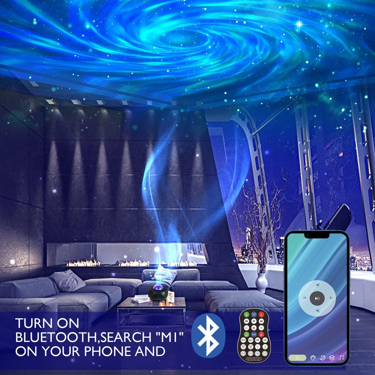 Nebula Galaxy Projector Black Hole Star Light Projector