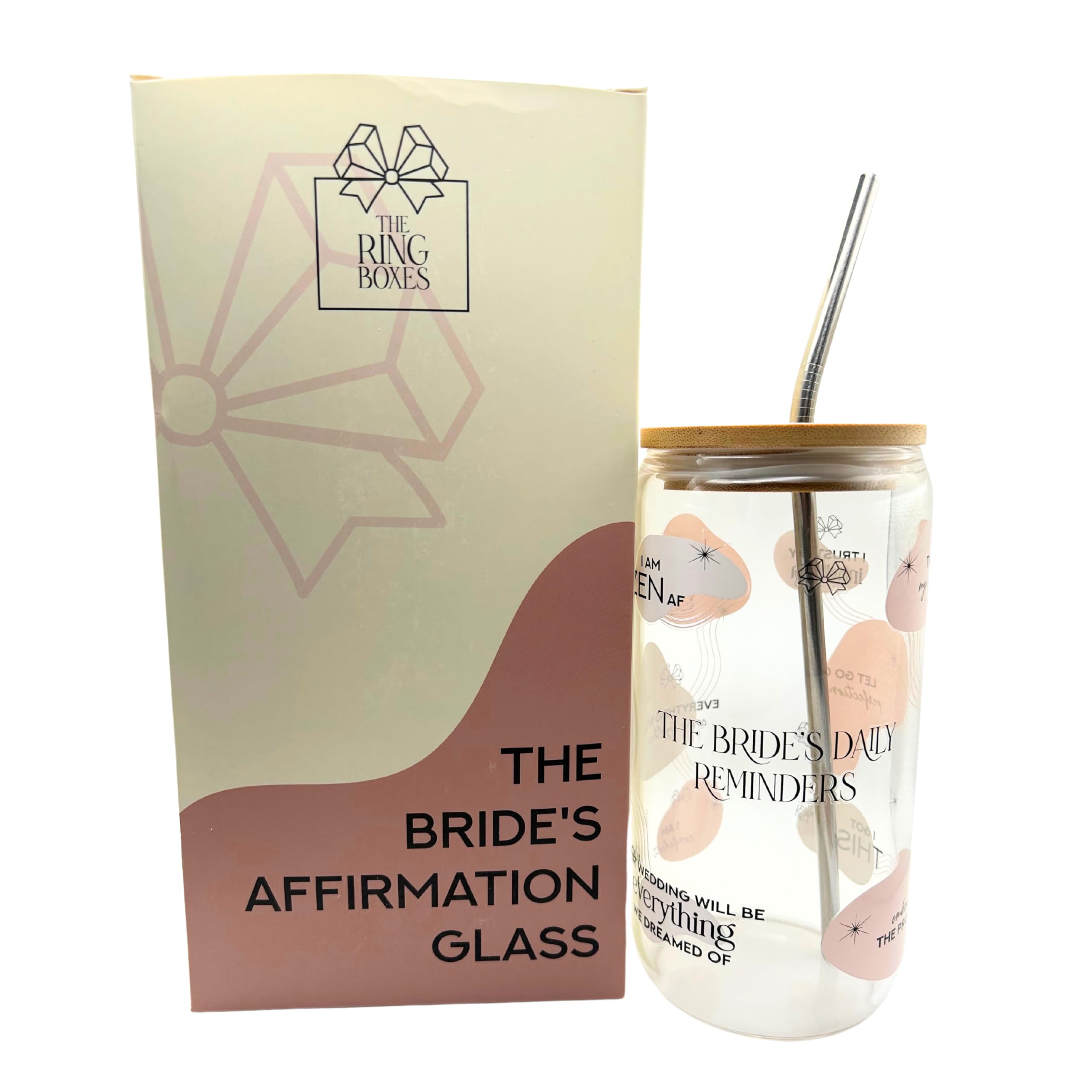 The Ring Boxes Bridal Affirmation Iced Coffee Cup