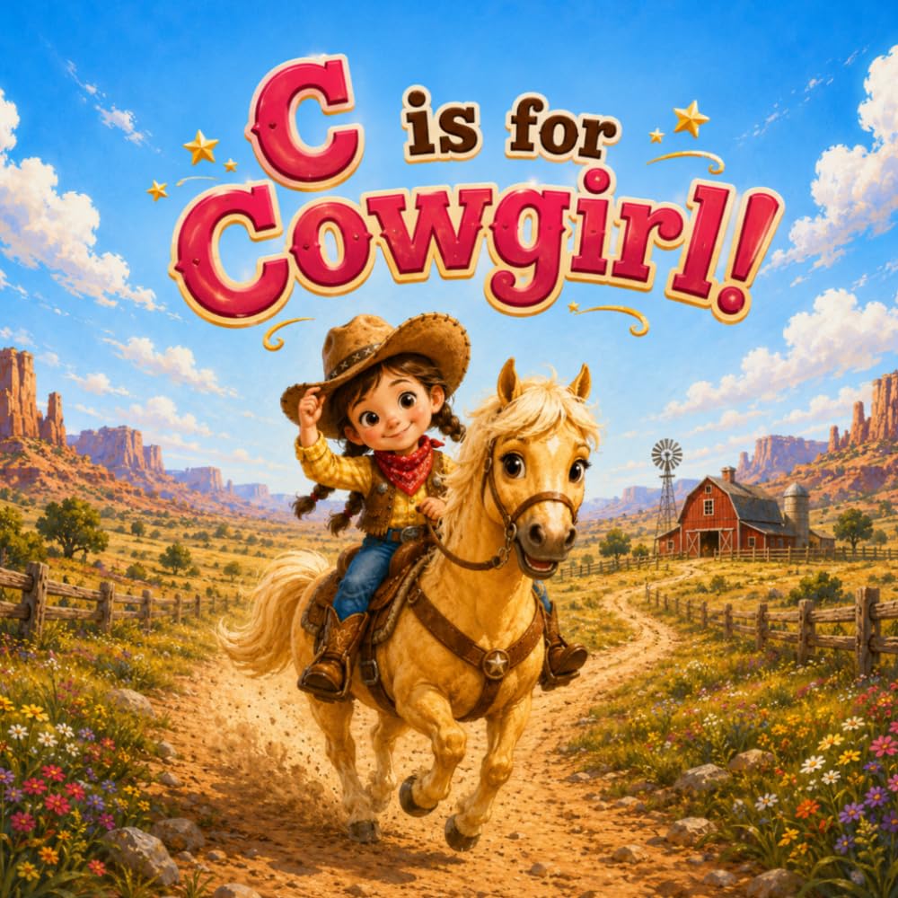 C is for Cowgirl!: A Wild West Alphabet Adventure for Kids (FunFirst Wild West ABC Books)