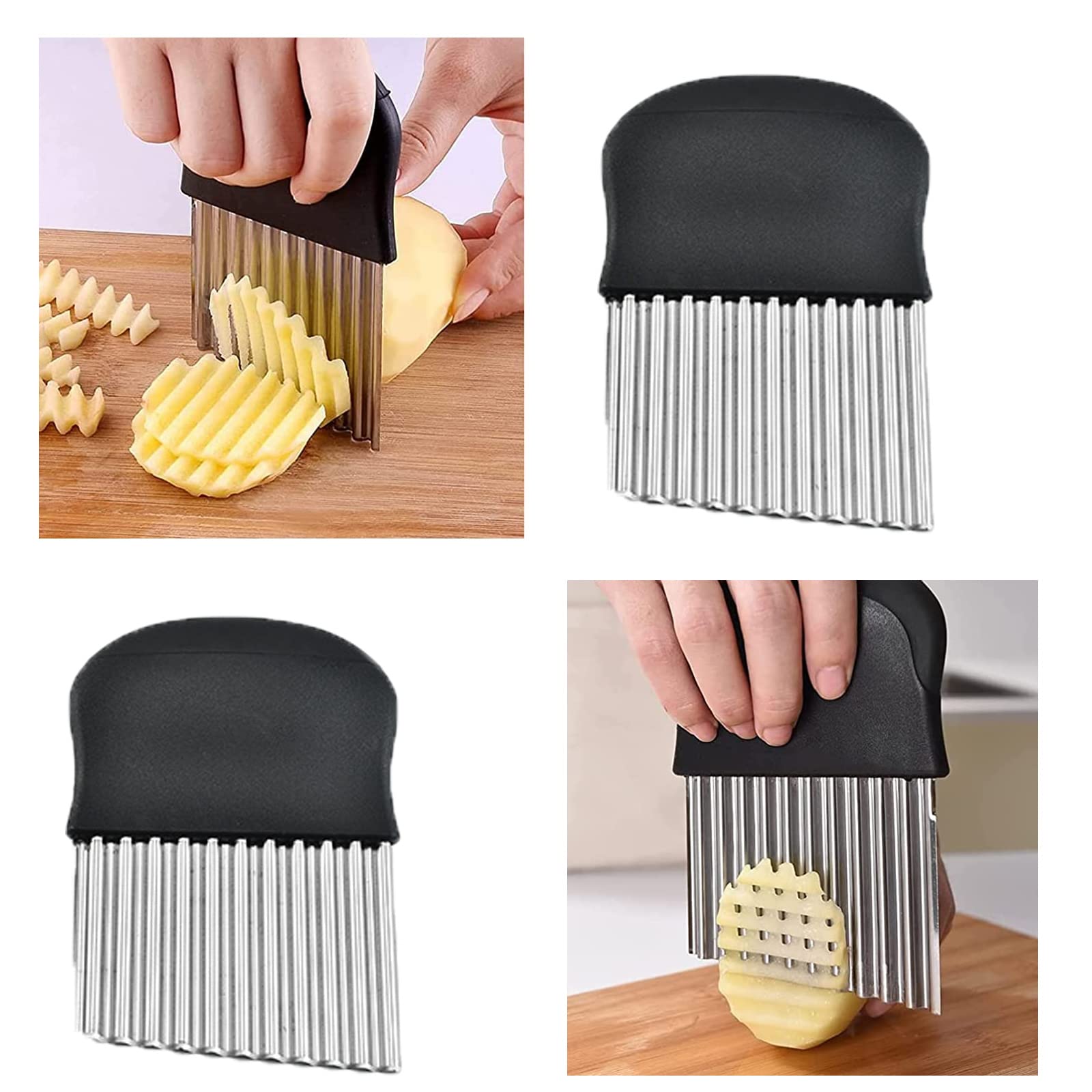 TWSOUL Macchina Da Taglio Per Patatine Fritte,Taglia Patatine Fritte In - Foto 10