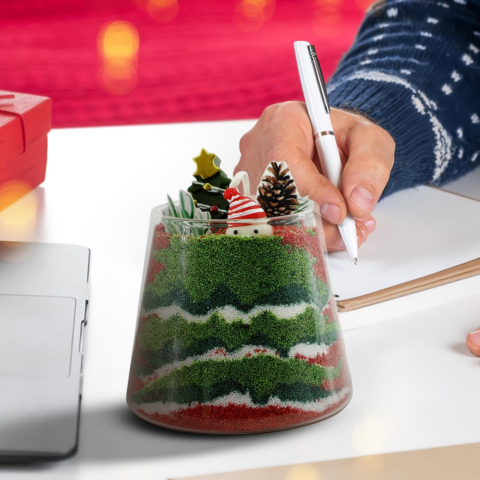 Velas Aromáticas para Hogar 14 Unidades Velas de Navidad en Forma de Árbol