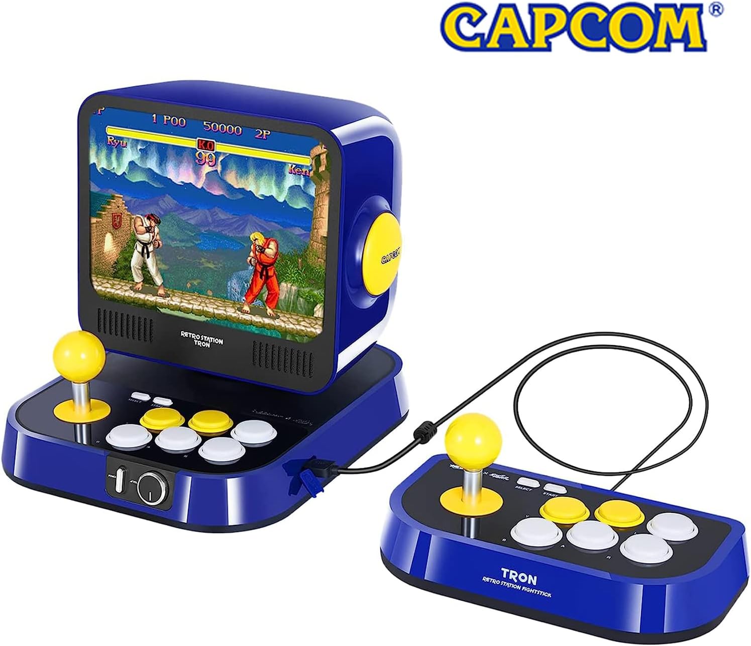 Capcom RETRO STATION Capcom Arcade Game Machine with Jamaica Ubuy