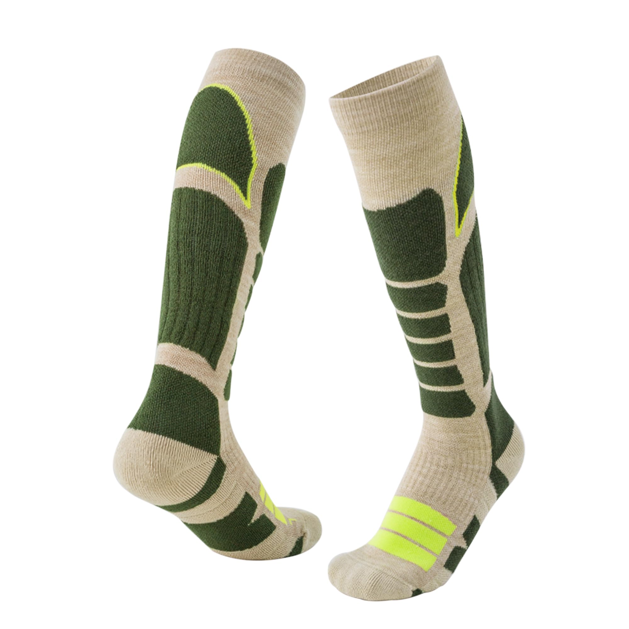 Ski Socks Merino Wool Socks for men&women Knee-High Winter Thermal Snowboarding Socks