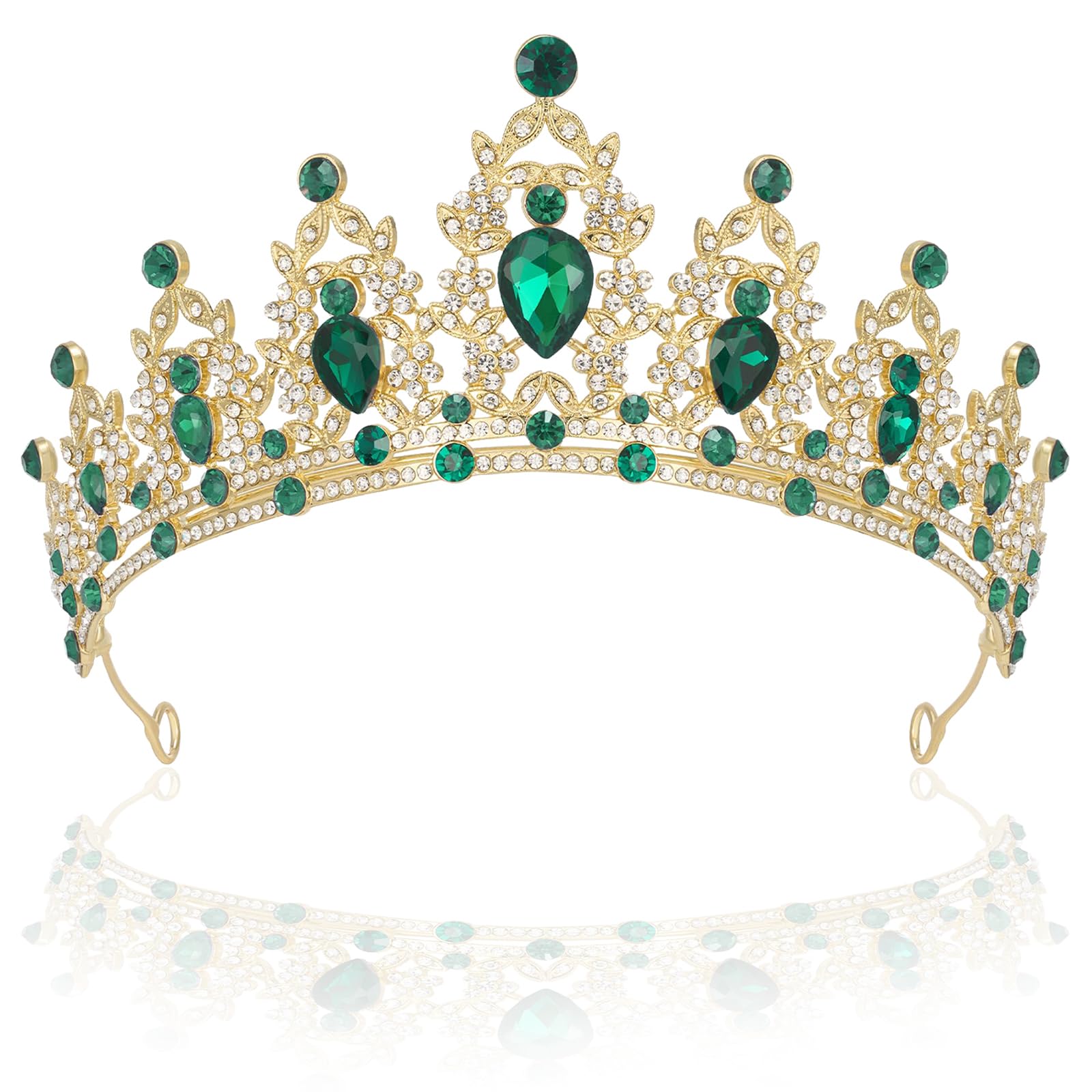 YUNHENTONG Corona de Tiara de Cristal,Coronas de Diamantes de Cristal,Corona para Novia,Corona Nupcial,Tiara con Cristales de Princesa,Corona Reina,Corona Princesa Mujer,Tiara de Cumpleaños