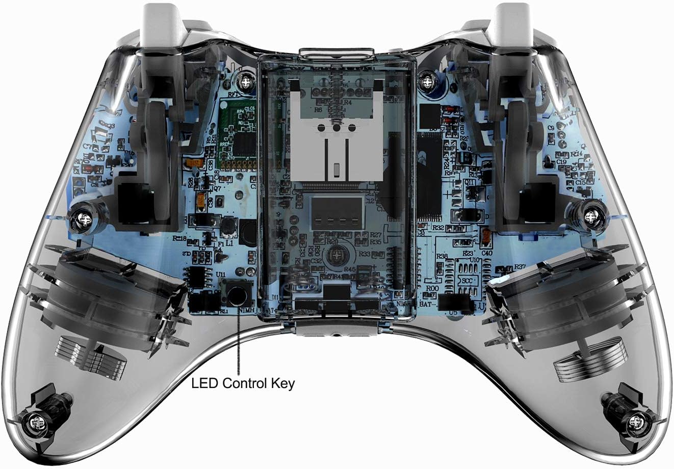 Crazy Clearance PAWHITS Wireless Controller Compatible with Xbox 360 Double Motor Vibration Wireless Gamepad Gaming Joypad, Blue Best Cyber Monday 🔥 PAWHITS Wireless Controller Compatible with Xbox 360 Double Motor Vibration Wireless Gamepad Gaming Joypad, Blue