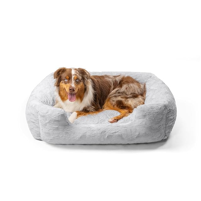 Best Friends by Sheri Soothe & Snooze Lounge Lux - Cama Rectangular para Perros - Espuma con Memoria - Lavable