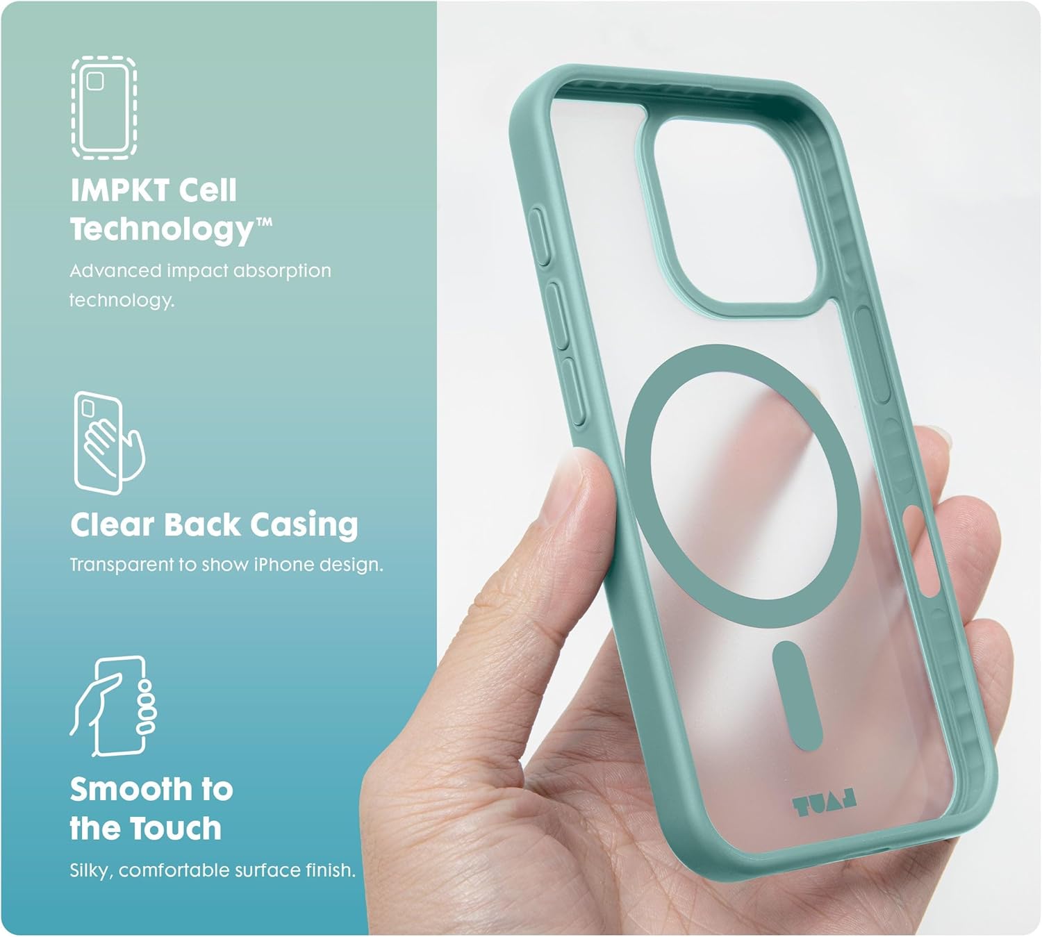 LAUT - HUEX Protect case Compatible with iPhone 16 Pro - Black