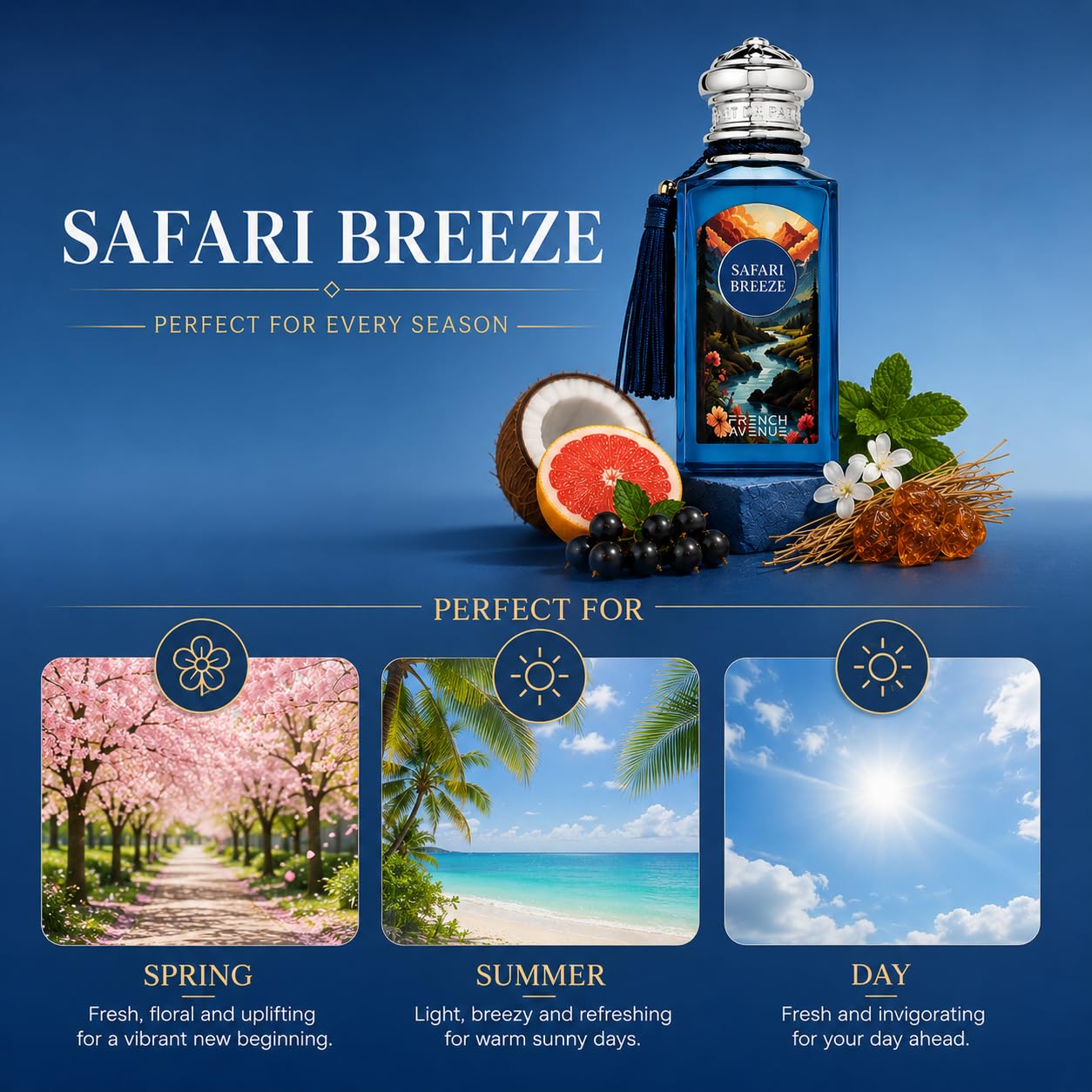 French Avenue Safari Breeze Extrait de Parfum 100ml