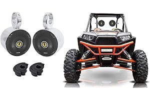 Kicker 46CSC54 5.25-inch 450 Watt 4-Ohm 2-Way Car Audio Speakers with Rockville...