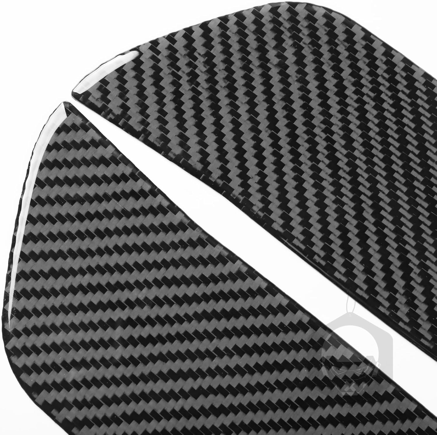 NVCNX Real Premium Carbon Fiber Compatible with Tesla New Model 3 Highland 2024 2025 Accessories Car Front Rear Door Sill Scuff Plate Entry Guard Pedal Cover Interior Trim Black 4PCs